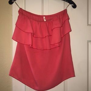 Ruffle off the shoulder blouse